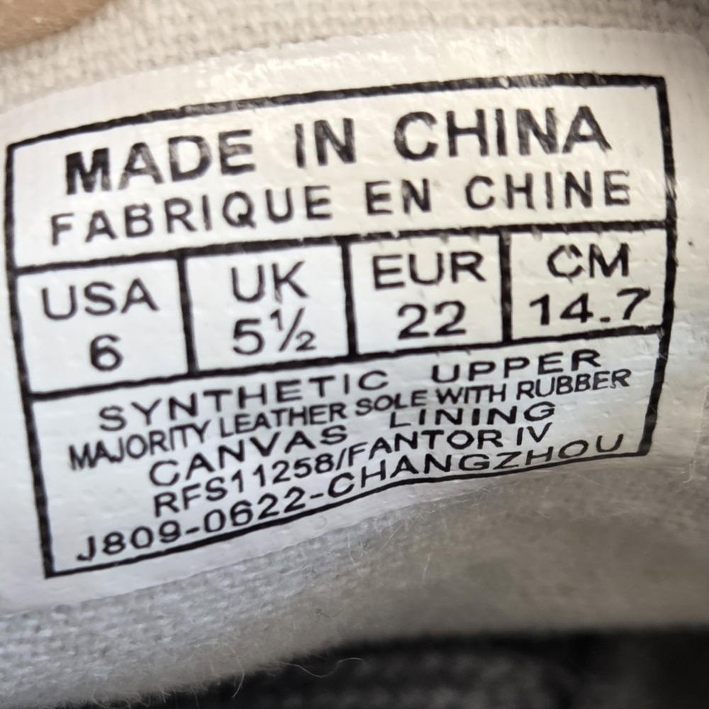 Polo Ralph Lauren Gray Canvas‎ Sneakers Shoes Size 6-gray Shoe For Boys Size 6 - Picture 9 of 11